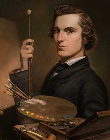 自画像`Self Portrait (1839) by WILLIAM J. HINCHEY