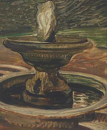 人工喷泉`Fountain (1880~ 1937) by Agnes Slott-Møller