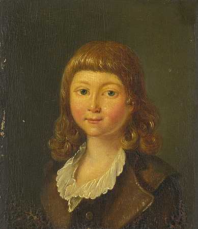 一个小男孩的肖像`Portrait of a Young Boy (c. 1790~1795)