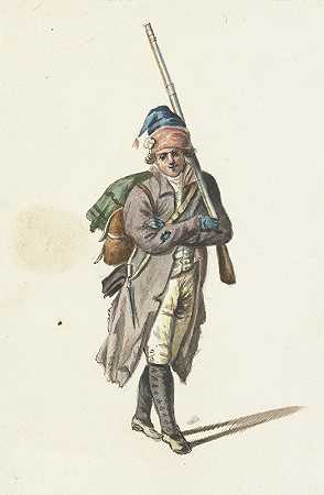 士兵`Soldaat (1758 ~ 1805) by Dirk Langendijk