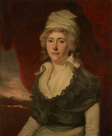 蒙克里夫夫人`Mrs. Moncrieff (About 1790) by John Hoppner