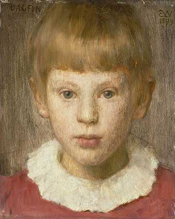 达芬，艺术家听起来不错`Dagfin, the Artists Son (1899) by Erik Werenskiold