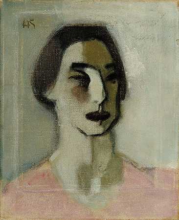 四十岁`Forty Years Old (1939) by Helene Schjerfbeck