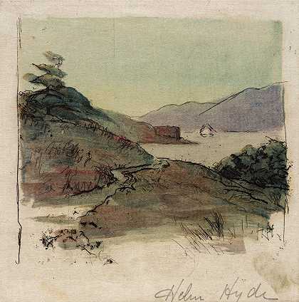 尖兵堡`Fort Point (1898) by Helen Hyde