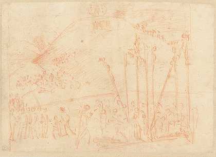 万人殉难`The Martyrdom of the Ten Thousand (c. 1514) by Vittore Carpaccio