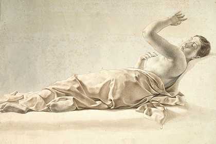 阿尔西恩之梦`The Dream of Alcyone (1811 – 1814) by Christoffer Wilhelm Eckersberg