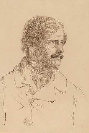 艺术家理查德·格林诺的哥哥`The Artists Brother – Richard Greenough (c. 1850) by Horatio Greenough