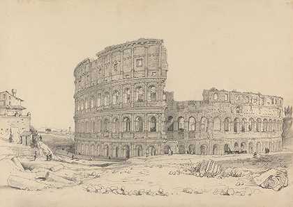罗马斗兽场`The Colosseum, Rome by Samuel Prout