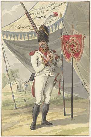 参赞阁下卫队的掷弹兵`Grenadier van de garde van zijn Exellentie der Raadpensionaris (1806) by Jan Anthonie Langendijk Dzn