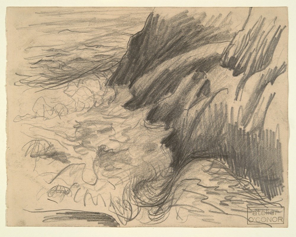 景观`Landscape (ca. 1893–98) by Roderic O;Conor