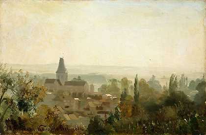 维利尔斯勒贝尔`Villiers le Bel (1881) by Asta Nørregaard