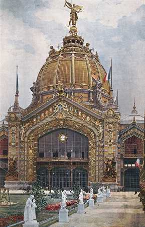 火星宫中央穹顶`Le dome central du palais du champ mars (1889)