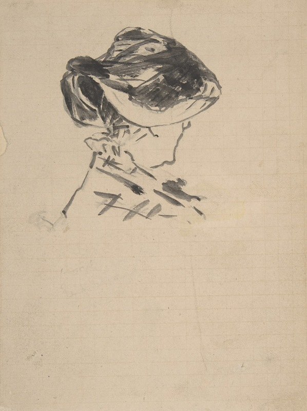 贝尔维尤的苏珊娜·马内`Suzanne Manet at Bellevue (1880) by Édouard Manet