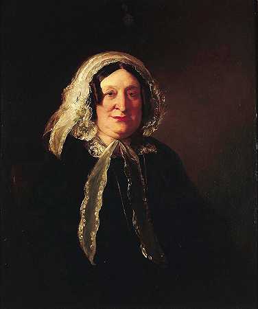 纳撒尼尔·利维女士`Mrs Nathaniel Levy (19th century) by Abraham Solomon