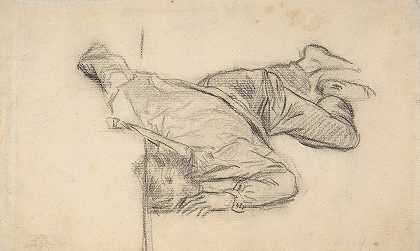 死人`Dead Man (1830–91) by Ernest Meissonier