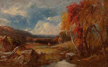 佛蒙特州的回忆`Reminiscence of Vermont (1885) by William M. Hart