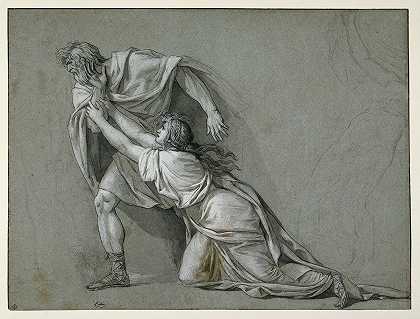 马库斯·阿提留斯·雷古勒斯前往迦太基`The Departure of Marcus Attilius Regulus for Carthage (1785) by Jacques Louis David