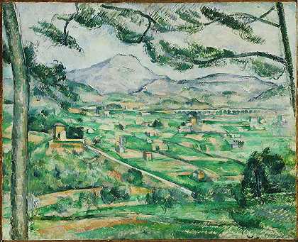 圣维克托山2号`Mont Sainte~Victoire 2 by Paul Cézanne