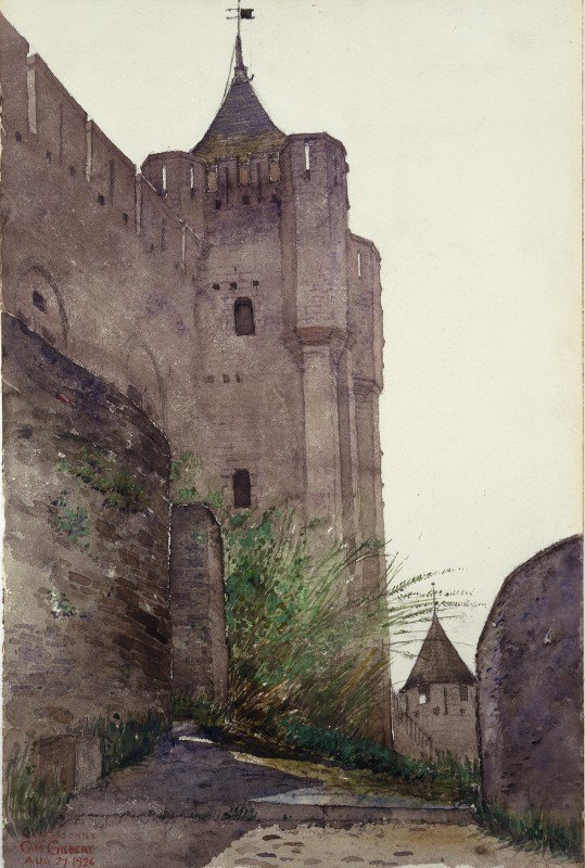 卡尔卡松`Carcassonne (1926) by Cass Gilbert