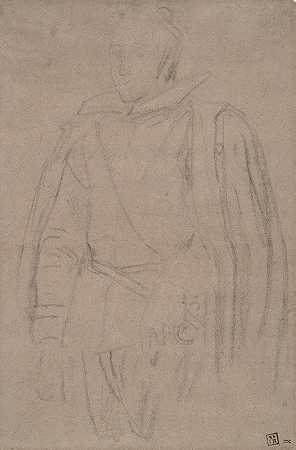 米拉贝尔侯爵肖像`Portrait of Marques de Mirabel by Anthony van Dyck
