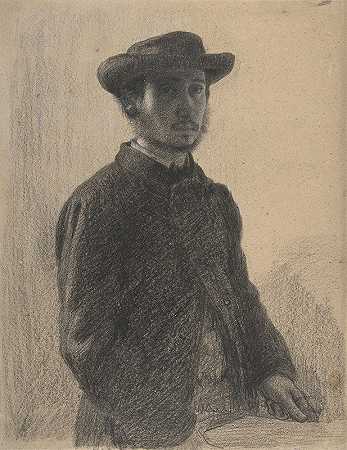自画像`Self~Portrait (1857) by Edgar Degas