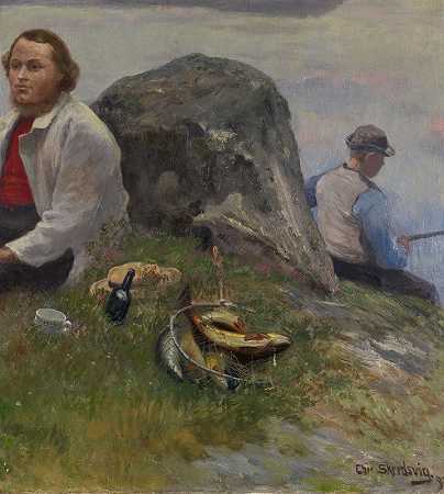 无标题`Untitled (1897) by Christian Skredsvig