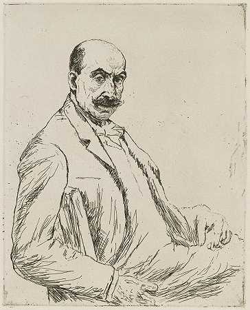 自画像`Self~Portrait (1906) by Max Liebermann