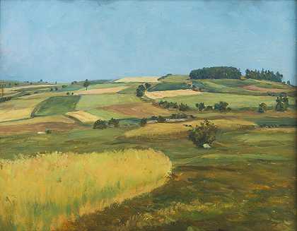 山地`Mountain Fields by František Kaván