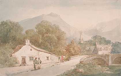 北威尔士丁杜米尔`Tyn Dhu Mill, North Wales by John Baverstock Knight