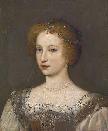 一位女士的肖像`Portrait of a Lady (ca 1650)