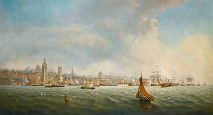 利物浦港`Port Of Liverpool by Thomas Dove