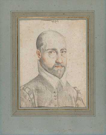 Torquato Tasso半身像`Bust~length Portrait of Torquato Tasso (ca. 1594) by Federico Zuccaro