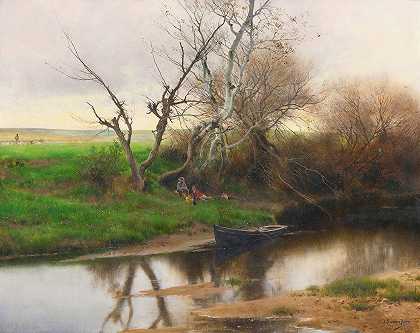一条安静的河流`A QUIET STRETCH OF RIVER by Emilio Sánchez-Perrier