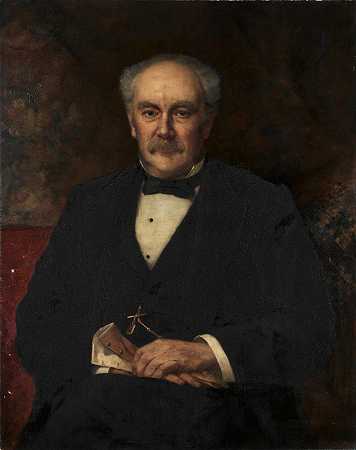 亨曼·B·赫尔布特`Hinman B. Hurlbut (1870s) by John Harrison Witt