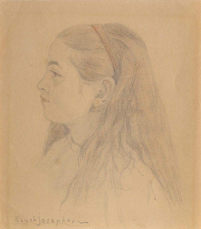 安娜·约瑟夫森`Anna Josephson by Ernst Josephson