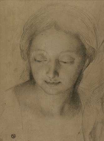 女人的头`Head of a Woman by Antonio Cavallucci
