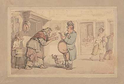 税务员`The tax collector (ca. 1780–1825) by Thomas Rowlandson