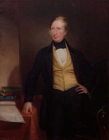 查尔斯·斯特特船长`Captain Charles Sturt (circa 1853) by John Michael Crossland