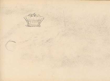 篮子`Basket (1877~1900) by Paul Cézanne