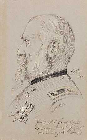 大卫·斯隆·斯坦利少将`Major General David Sloan Stanley by James Edward Kelly