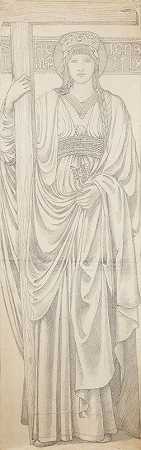 圣赫勒拿`St Helena by Sir Edward Coley Burne-Jones