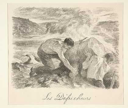 除尘器`Les Defricheurs by Charles-Jean Agard