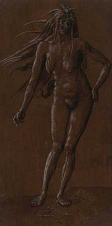 女巫`Witch (1518) by Niklaus Manuel