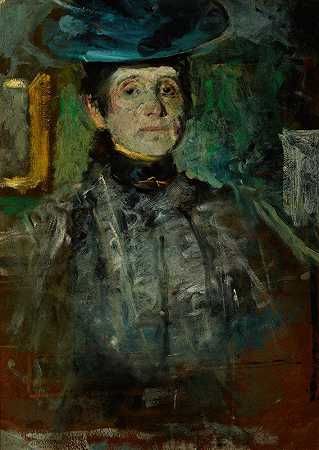 自画像`Self~Portrait (circa 1908) by Olga Boznanska