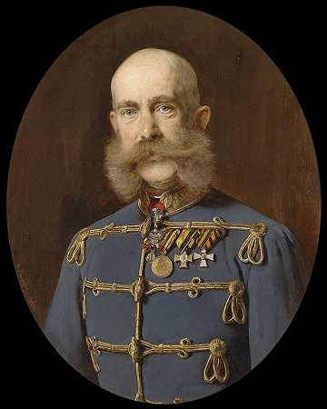 约瑟夫`Kaiser Franz Joseph (1886) by Heinrich von Angeli