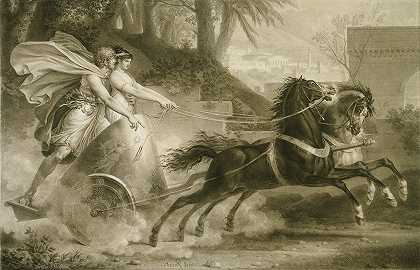 从比赛中归来`The Return from the Race (1800) by Carle Vernet