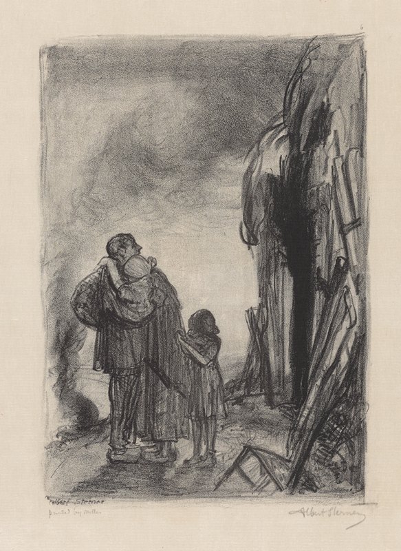 无家可归的`Homeless (1901 ~ 1925) by Albert Sterner