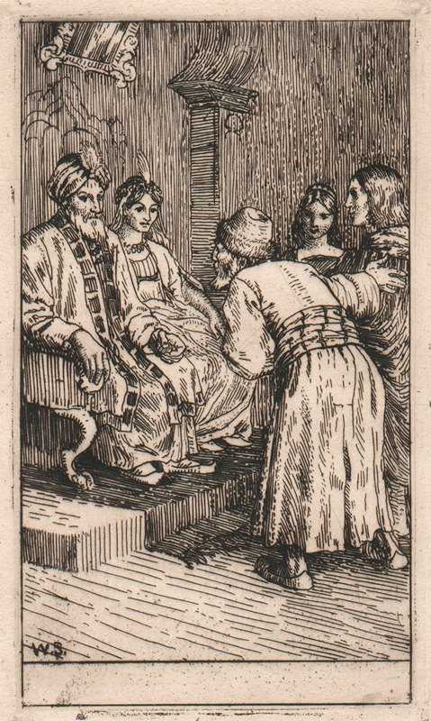 图至智者内森2.`Illustration to Nathan, The Wise 2 by William Strang