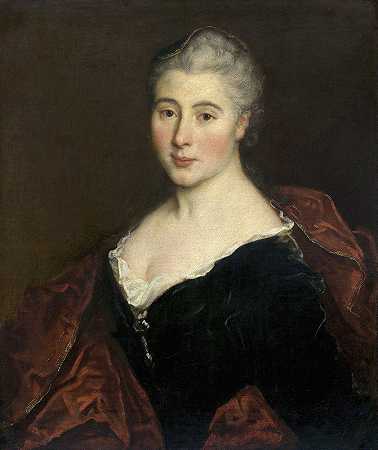 女人的肖像`Portrait of a Woman (c. 1711)