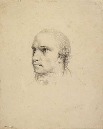 安东尼奥·卡诺娃肖像`Portrait of Antonio Canova (1787) by Johann Heinrich Wilhelm Tischbein